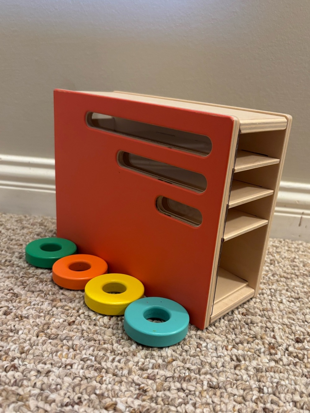 Count and Slide Ring Chute Toy (Discontinued) | LOVEVERY “The Realist” Play Kit